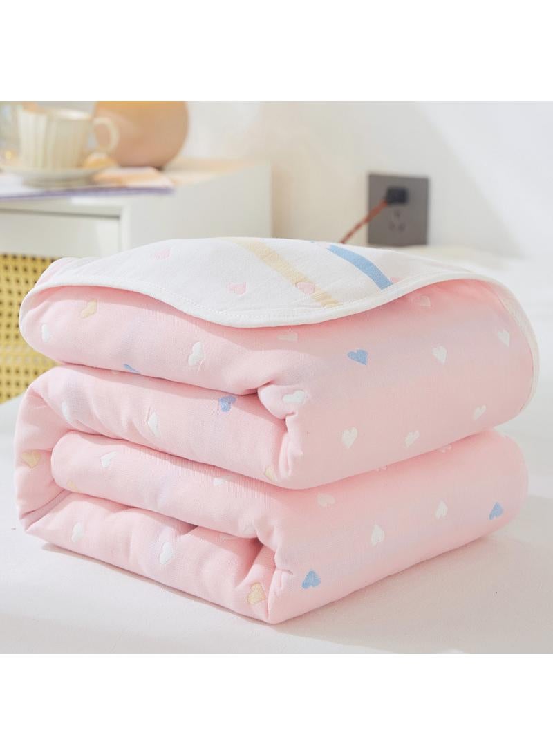 Y&D 120*150cm Six Layer Absorbent Cotton Towel Summer Cool Blanket  - Image 1
