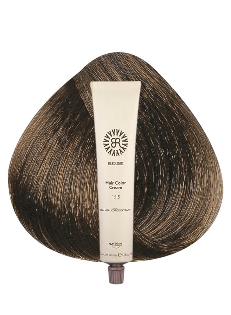 صبغه BR الايطاليه نباتيه 100%  للتلوين الشعر رقم 6.1    100 ملليلتر