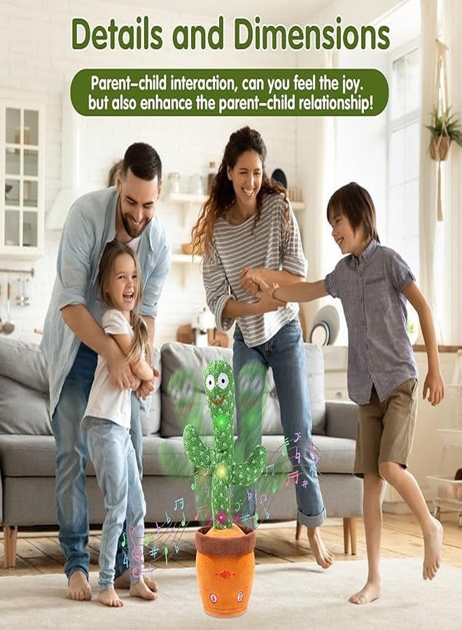 ROFFERS Dancing Cactus Toy Mimicking Toy, Singing Cactus with Recording Repeating What You Say with LED English Songs for Toddlers Boys Girls - Image 3