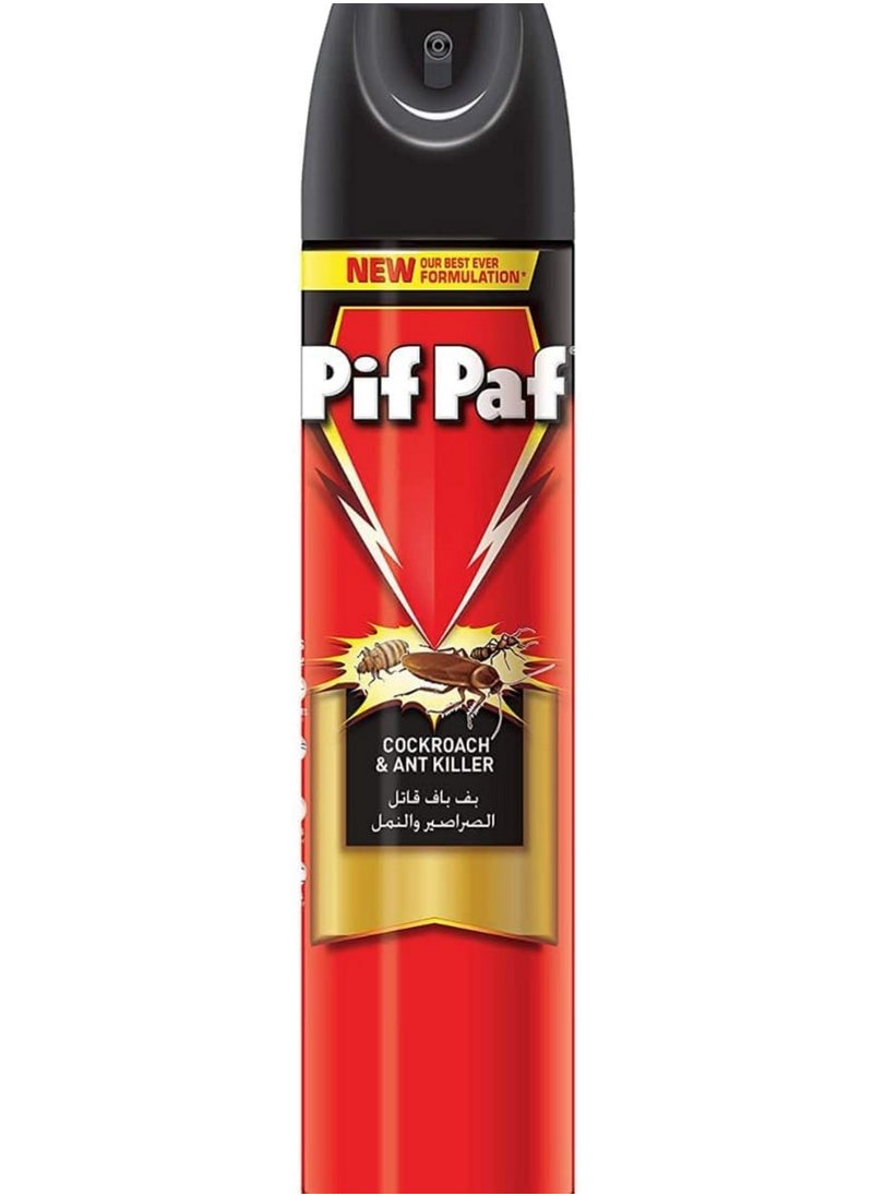 Pif Paf Cockroach & Ant Killer Spray 600 ML  - Image 1