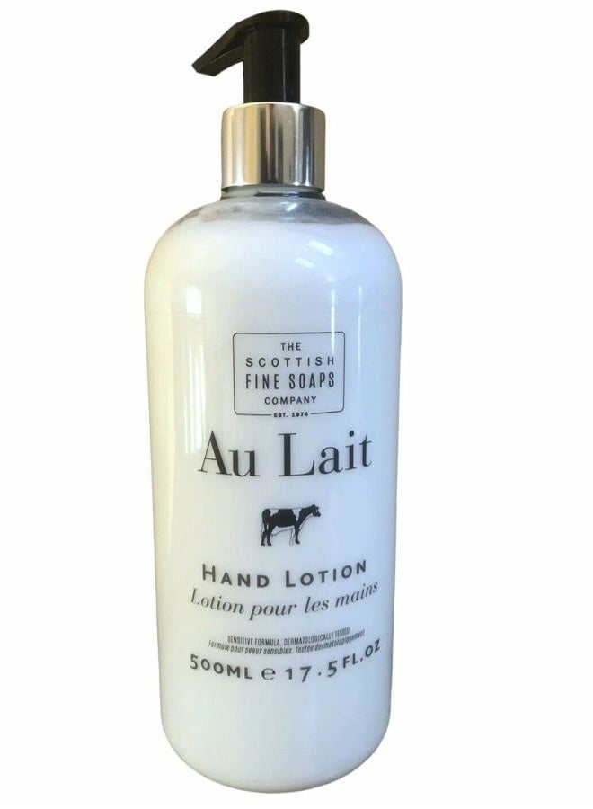 Scottish Fine Soaps Au Lait Hand Lotion - 17.5 oz Pump - Image 1