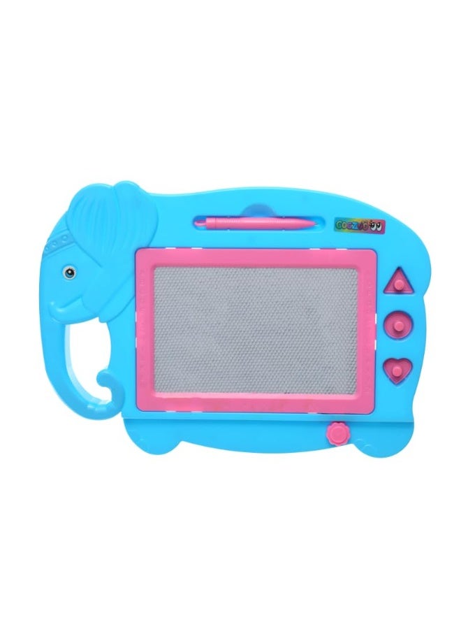 Plastic Magnetic Erasable Drawing And Writing Board With Creative Educational Operations Aiming To Teach Children - Blue - Image 1