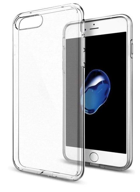 Clear Case for iPhone 7 Plus / 8 Plus [Anti-Yellowing] Shockproof Anti-Scratch Soft TPU Transparent Cover Clear