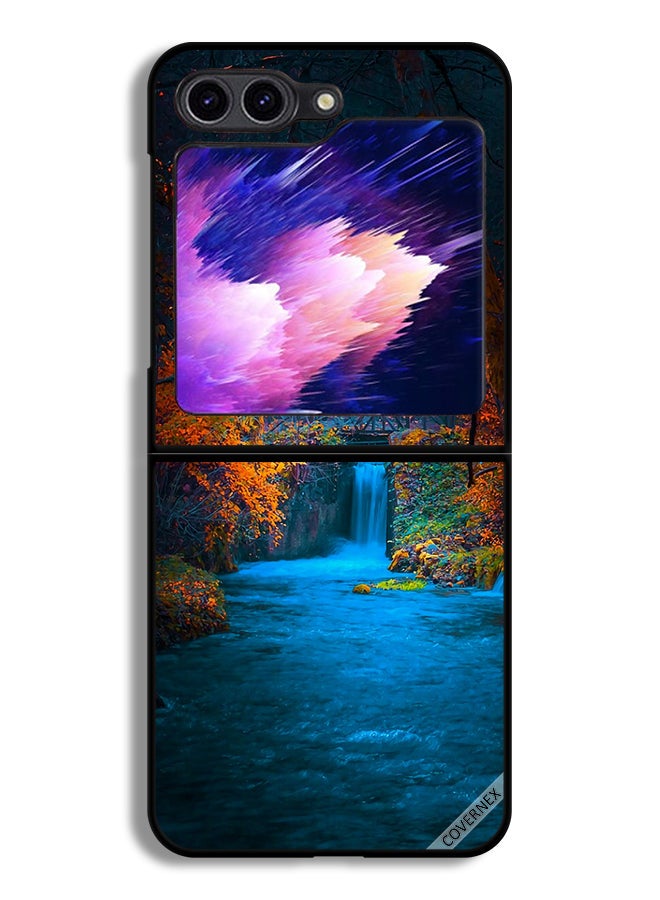 Covernex Samsung Galaxy Z Flip6 Protective Case Cover Waterfall - Image 1