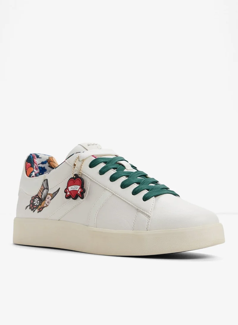 ALDO  WHATISADAM01 Printed Lace Up Sneakers for Women | Best Price UAE