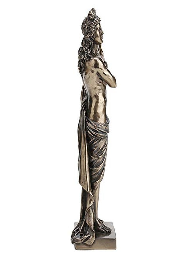 Veronese Design 10 Inch Greek God Apollo Playing Lyre Cold Cast Resin Bronze Finish Statue Home Decor - Image 3