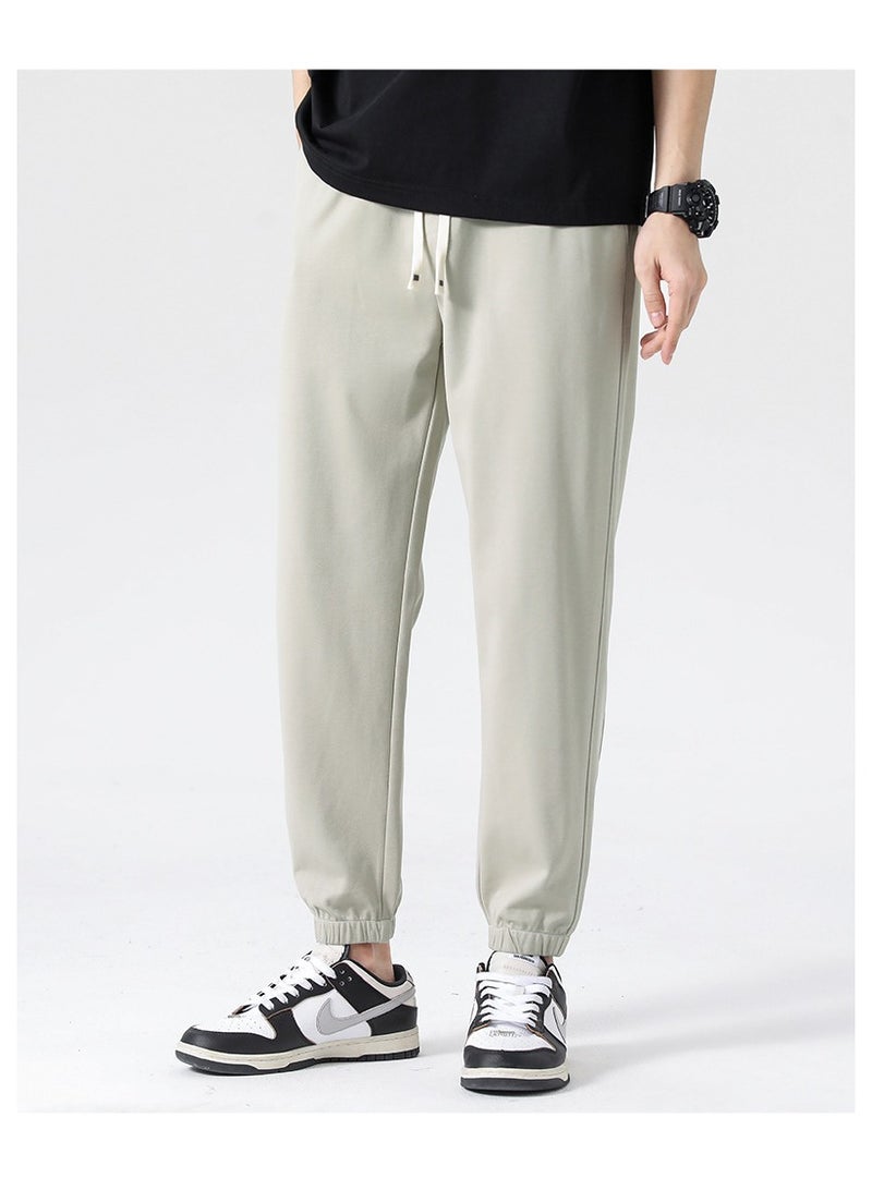 Fashionable Men's Casual Minimalist Style, Easy Matching Foot Binding Sweatpants  - Image 2