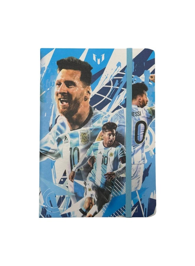Messi Notebook with Strap, 100 Sheets, A5 - Image 2