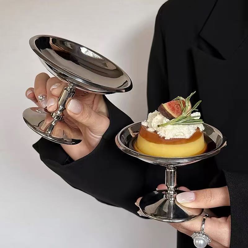 Ns Cafe Blogger Model Room Vintage 304 Stainless Steel Goblet Dessert Cup Ice Cream Pudding Milk Frozen Bowl I - Image 2