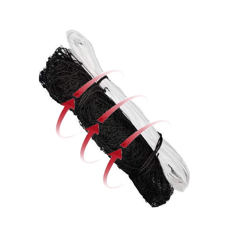 SUPRO Family Volleyball Net - for Tennis, Soccer Tennis, Pickleball, Kids Badminton for Indoor Outdoor Sports 4 Side Stitch (Volleyball Net) - Image 1