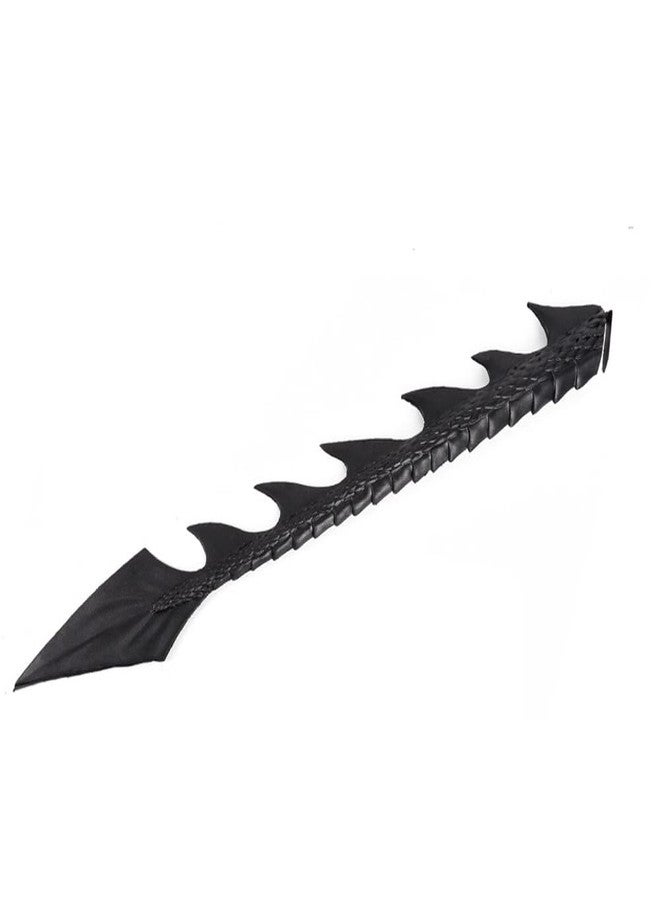 NewL Halloween Cosplay Demon Dragon Tail DIY Carnival 2025 Halloween Purim Decoration For Kids Boy And Girl Toy Costume (Black Tail) - Image 2