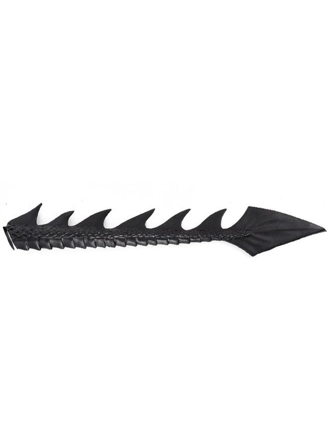 NewL Halloween Cosplay Demon Dragon Tail DIY Carnival 2025 Halloween Purim Decoration For Kids Boy And Girl Toy Costume (Black Tail) - Image 1