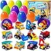 ZenBombs Easter Eggs Plastic Filled with PullBack Engineering Toys Gift for Easter Eggs Hunt Birthday Party for Kids Over 3 Years Old 12Pack - Image 2