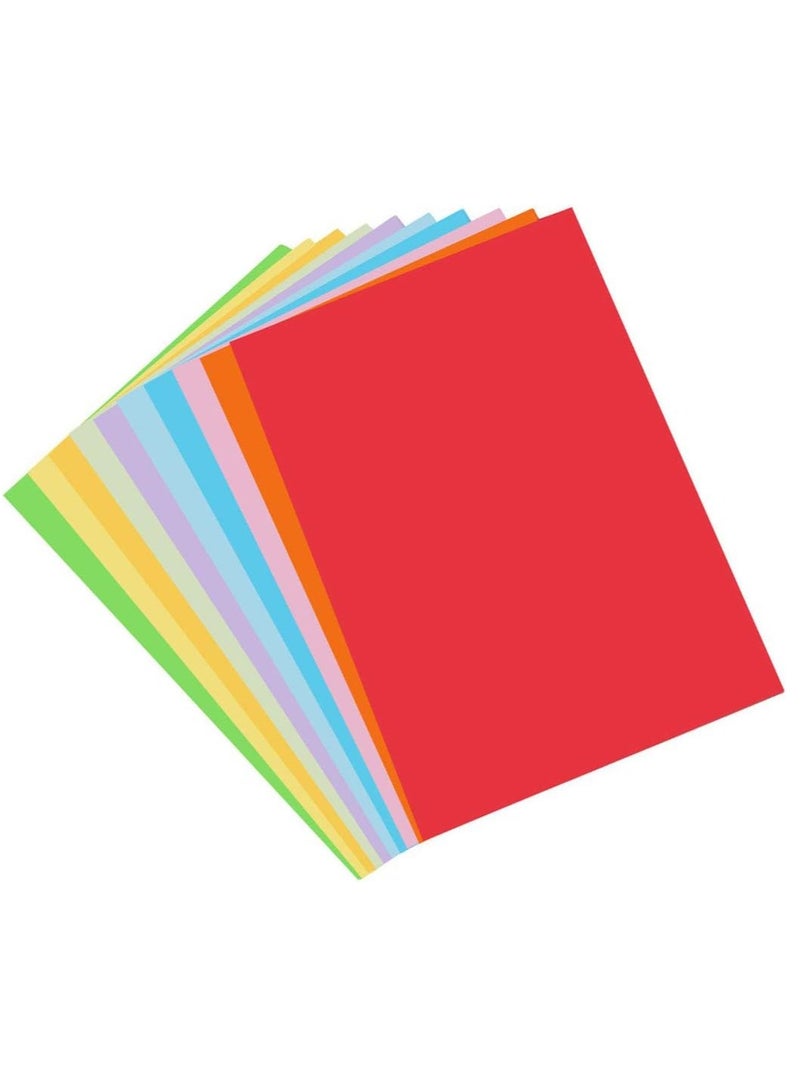 كيلا لون ورقة A4 ، 200 ورقة A4 ديي الحرف اوريغامي لون ورقة الطابعة ، ديي الفنون والحرف ، ورقة قطع ( 10 ألوان ) - Image 1