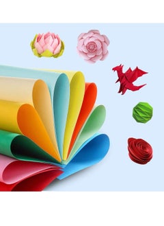 Bukela Color A4 Paper, 200 Pcs A4 DIY Craft Origami Paper for Coloured Printer Paper, DIY Arts, Crafts, Paper Cutting(10 Colors)  - Image 4