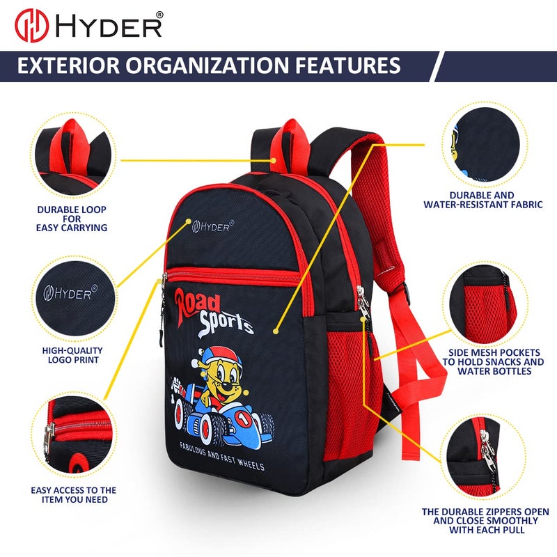 HYDER Kids 20L Cartoon Printed Best Stylish Lightweight Spacious Waterproof Casual/Picnic/Tuition/School Bag/Backpack for Children Boys And Girls - Image 3