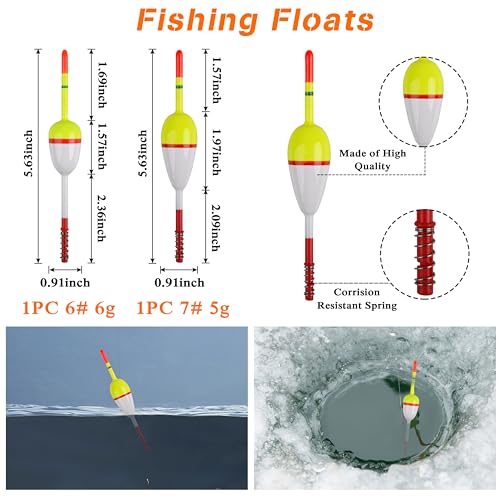 SILANON Saltwater Fishing Gear Kit, 161pcs Saltwater Surf Fishing Tackle Set Saltwater Lures Pyramid Sinkers Leaders Hooks Swivels Slip Bobbers Ocean Surf Fishing Gear Accessories - Image 4