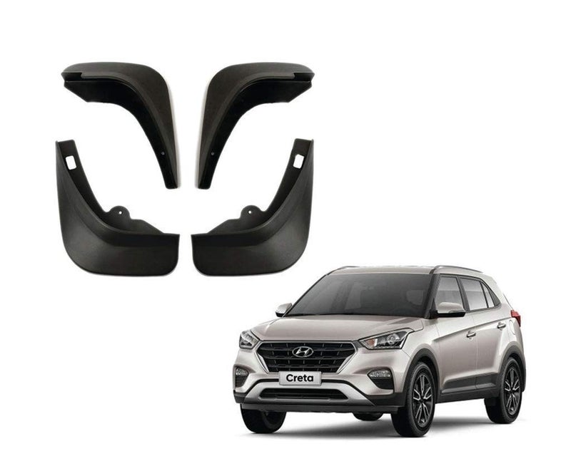 Auto Pearl Sparedeals - Car Mud Flap/Mud Guard Compatible with Hyundai Creta 2018-2020 (Set of 4 Pcs.) - Image 1