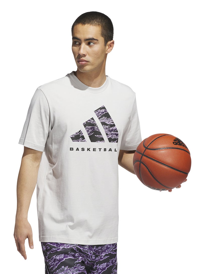 Adidas Basketball Graphic T-Shirt  - Image 5