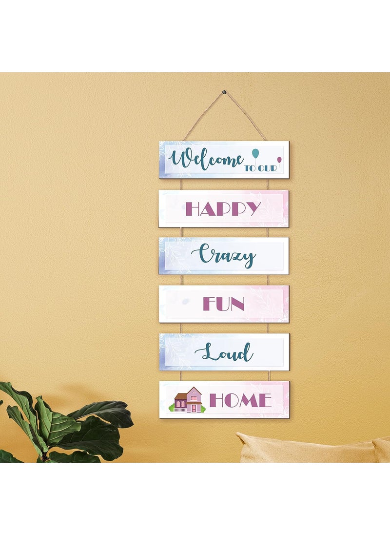 Paper Plane Design PAPER PLANE DESIGN Front Door Decor Wood Hanging Sign Wall Decorations for Home (Style-6)  - Image 4