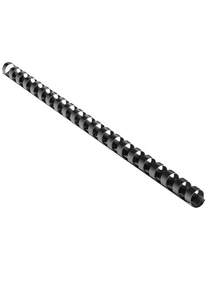 SUPER DEAL 100-Piece Binding Combs 8mm Black  - Image 1