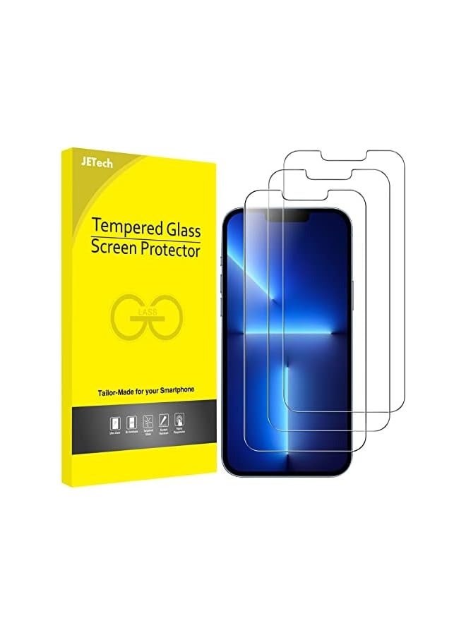 Jetech Screen Protector Compatible with iPhone 13 Pro Max 6.7-Inch, Tempered Glass Film, 3-Pack - Image 1