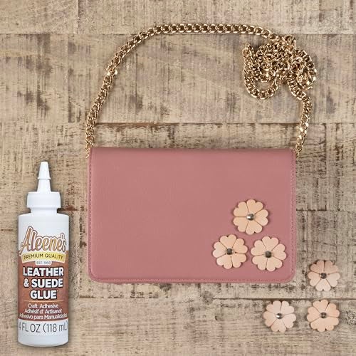 Aleene's Leather & Suede Glue, Adhesive For Crafts, Embellishments, Light Repairs, Leather Projects 4 fl oz - Image 5