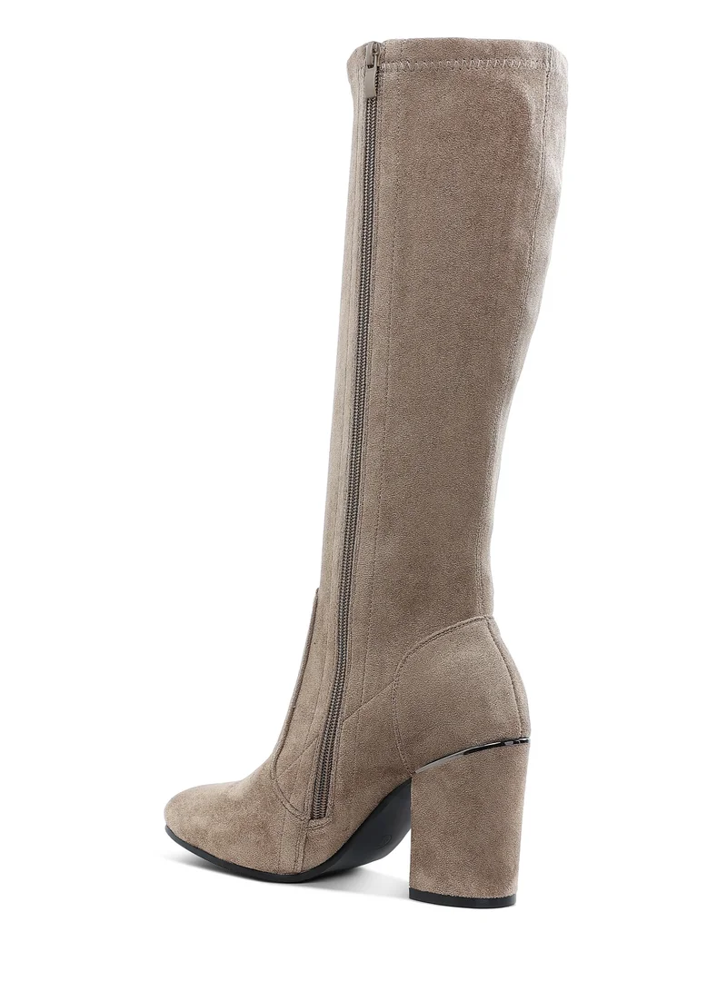 London Rag Microfiber Calf Boots in TAUPE