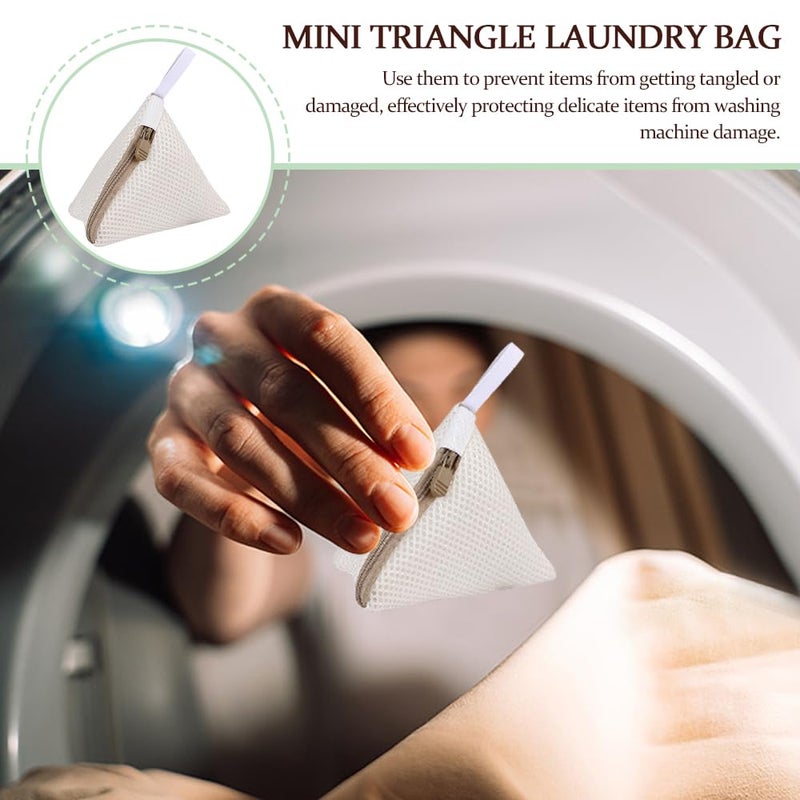 TRKETK 4-Piece Set Mini Mesh Portable Multifunctional Polyester Laundry Pack with Anti-deformation Mesh with Zipper for Lingerie Delicate Clothes and Travel - Image 5