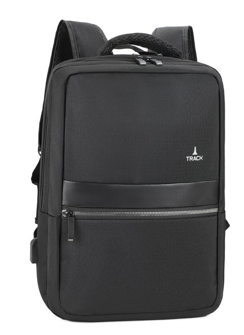 Track Fabric Backpack | with a USB port  model 1635-Black