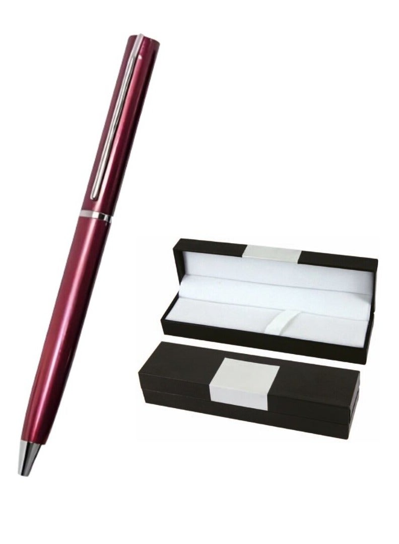Vitacelli Luxury High Quality Full Metal Roller Ballpoint Pen With box and Refill Pack For Executive Use And For A Premium Gift - Image 3