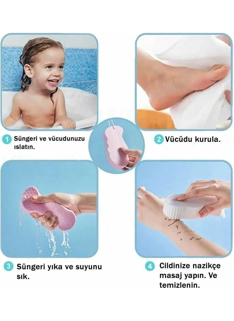 Octopus Bazaar Dead Skin Remover Magic Bath Loofah Exfoliating Cloth Body Shower Sponge Massage  - Image 3