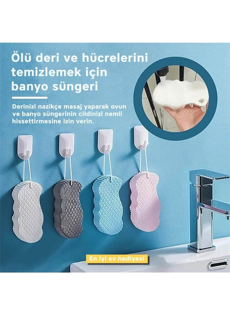 Octopus Bazaar Dead Skin Remover Magic Bath Loofah Exfoliating Cloth Body Shower Sponge Massage  - Image 4