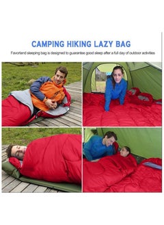 Cool Baby Style COOL BABY Camping Sleeping Bag   Lightweight Cotton Sleeping Bag 185cmx75cm with Compression Bag  - Image 5