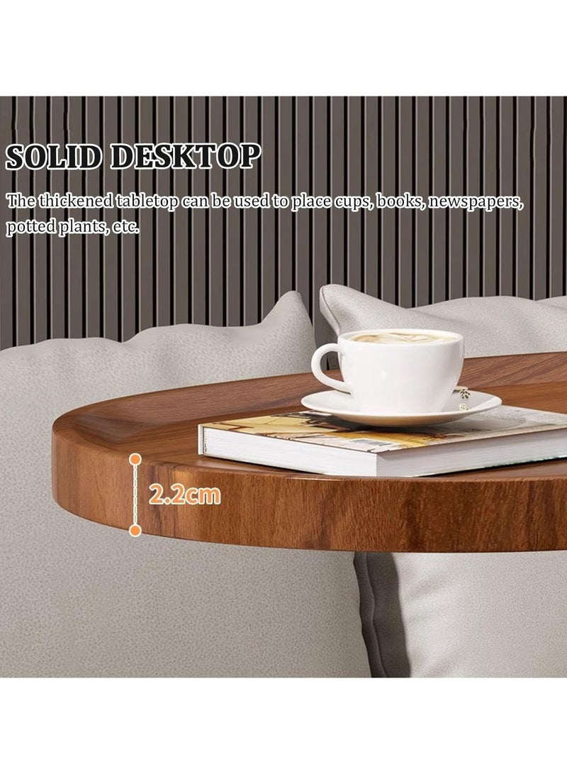 DubaiGallery طاولة جانبية بسيطة وعصرية لطاولة قهوة بيضاوية لتصميم الأرضيات الخشبية في الأثاث المنزلي - Image 4