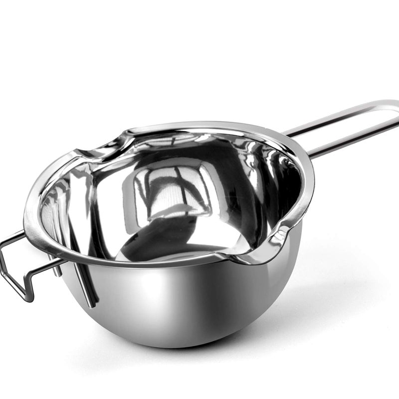 Sysmie 1000ML Double Boiler Pot Set Stainless Steel Melting Pot For Chocolate Candle and Candy Making 34oz
