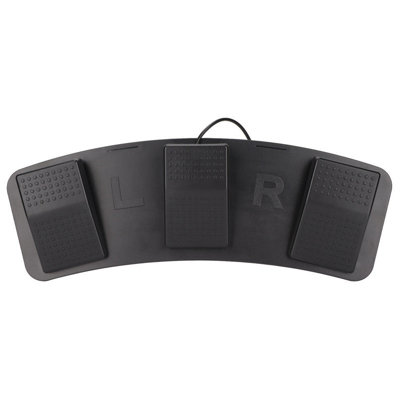 مقلب قدم ثلاثي USB سلكي: مقلب قدم مخصص قابل للبرمجة ذي حساسية عالية وراحة استخدام - مقلب قدم متعدد الوظائف للألعاب، والمكتب، واختبار المصانع، وسيطرة الأجهزة - Image 4