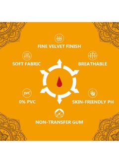 Pallavi Spot Gopi (G28 Mm Red) 20 Flaps Breathable Fabric No Gum Marks Does Not Irritate Skin - pzsku/Z93B519733260F2318EB9Z/45/_/1720076784/1ef4a592-e2b0-42ae-9430-4ae5caa7028d