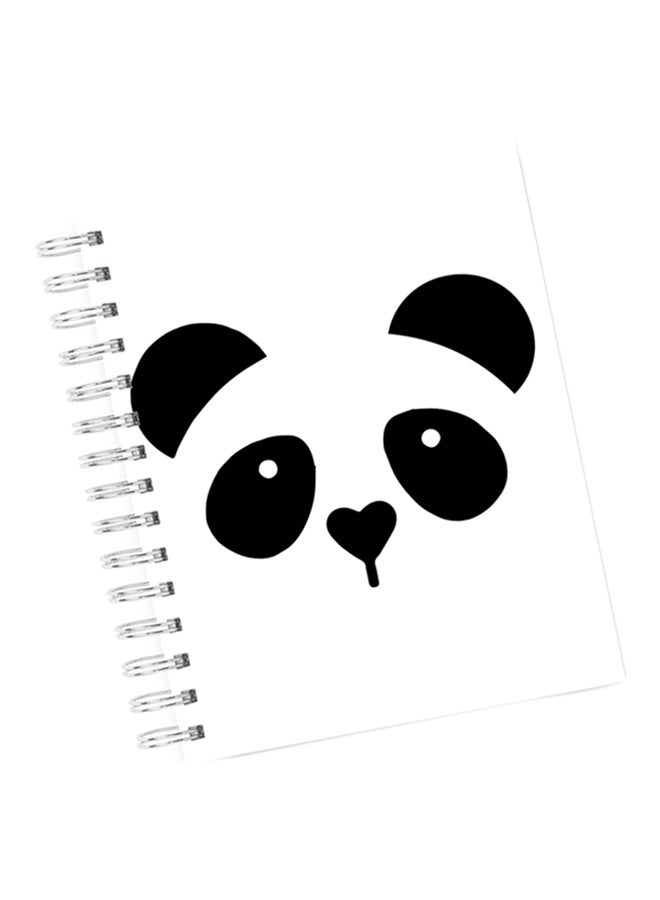 LIT دفتر ملاحظات حلزوني بغلاف صلب من تصميم باندا - Image 1