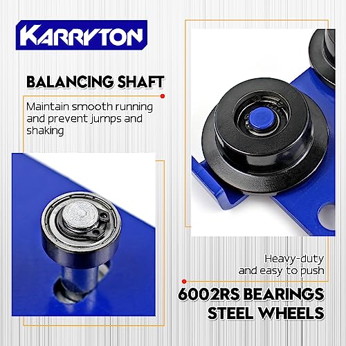 KARRYTON 0.5Ton/1100LBS I-Beam Trolley for Electric Hoist, Adjustable Manual Trolley Fits 2.5''-5'' Beam Flange, Push Beam Trolley for PA200, PA250 PA300, PA400 and P500 Electric Hoist - Image 5