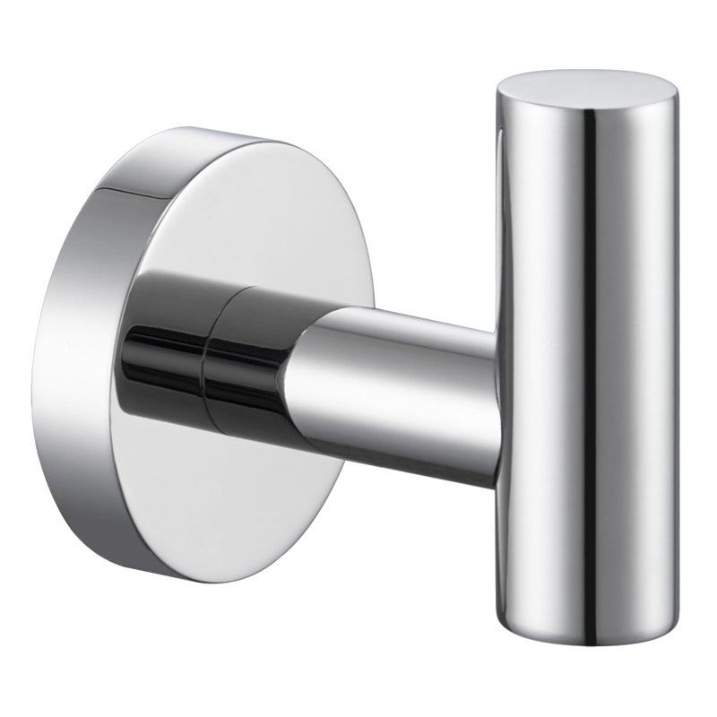 Angle Simple Bathroom Towel Hook Polished Chrome SUS304 Stainless Steel Bah Towel Holder Robe Hook for Wall