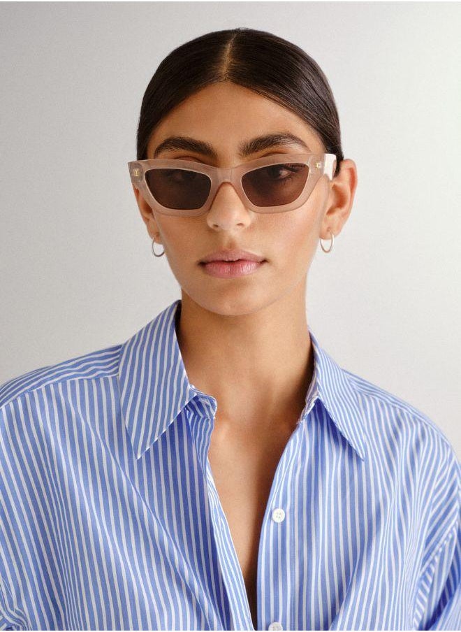Solarized SLIM CAT-EYE Luxury Sunglasses for Men & Women – High Quality Designer Eyewear, UV Protection, Stylish Frames, Timeless Elegance, and Fashionable Eye Shades  - Image 1