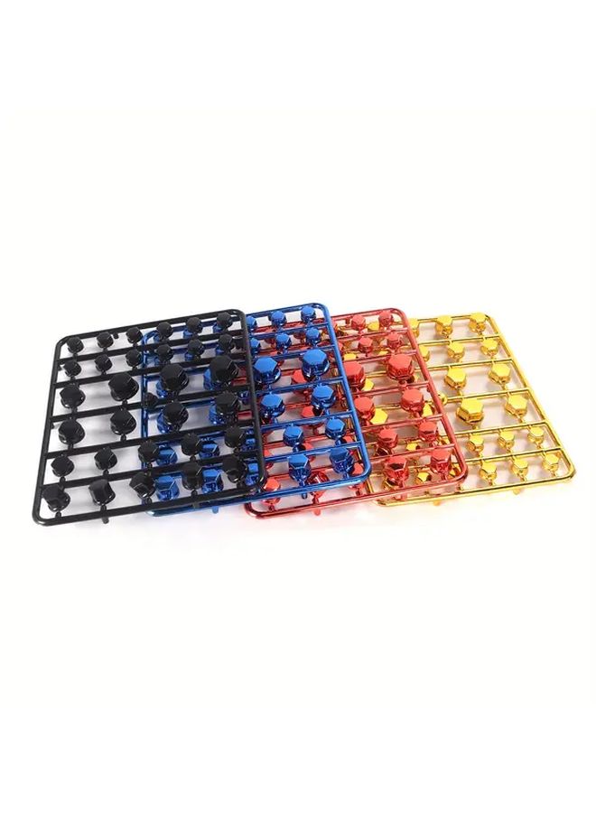 30pcs Red Screw Cover Set Engine Bolt Caps for Motorcycle Car Parts - Image 4