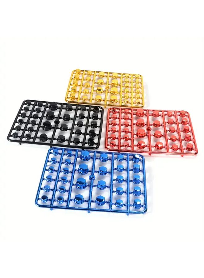 30pcs Red Screw Cover Set Engine Bolt Caps for Motorcycle Car Parts - Image 3