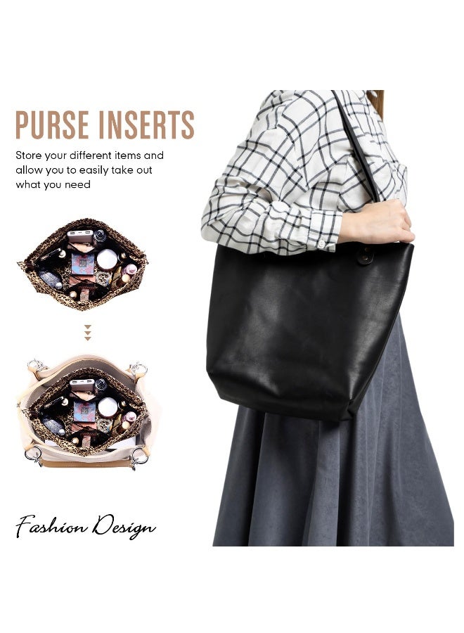 Purse Organizer Insert Bag Pocketbook Inserts with Zipper Organizers Handbag Inserts Organizer Purse Handbag Organizer, 1 Pcs - Image 4