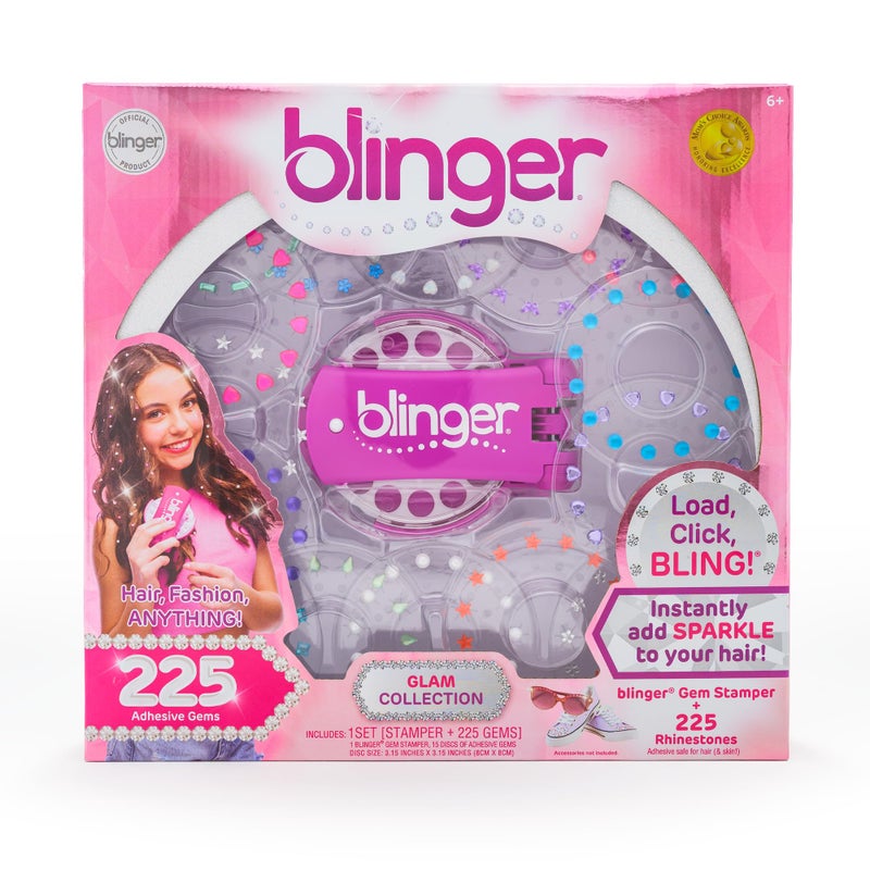Blinger Ultimate Set Glam Collection Comes with Glam Styling Tool 225 Gems Load Click Bling Hair Fashion Anything Exclusive - Image 2