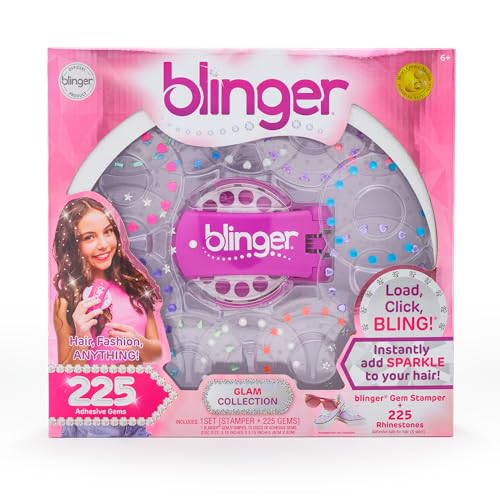 Blinger Ultimate Set Glam Collection Comes with Glam Styling Tool 225 Gems Load Click Bling Hair Fashion Anything Exclusive - Image 1