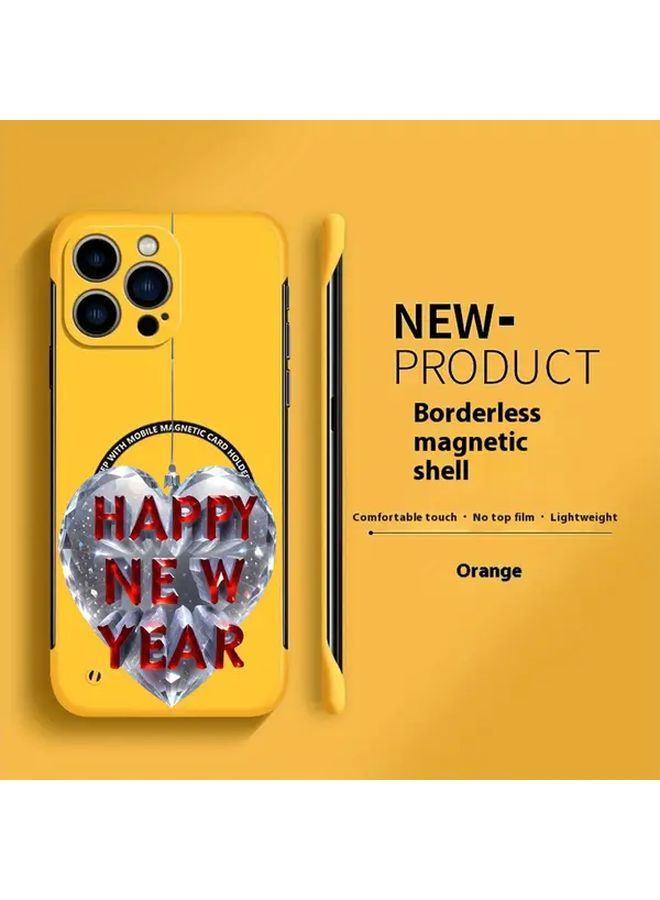 Apple iPhone 16 Pro Max Orange Magnetic Hard Shell Case Ultimate Drop Protection - Image 3