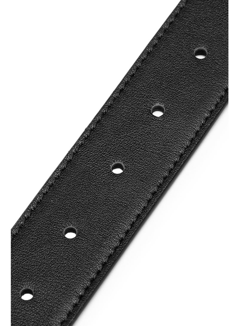 Samsonite Aamir II BIZ CTR ARC Leather Belt, Black|Stylish|Premium Quality|Classic Pin - Image 3