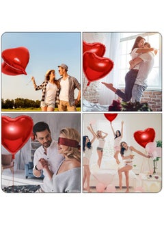 4 Pieces 32 Inches Large Heart Shaped Balloons Huge Red Foil Balloons Valentine'S Day Love Balloons For Wedding Engagement Anniversary Party Favor Decorations - pzsku/Z93B5C0D9E140E993D6A8Z/45/_/1721981526/68866d0c-0140-402f-8b79-32b97a491b71